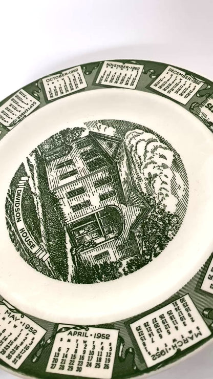 Vintage Newark New Jersey Calendar Plate