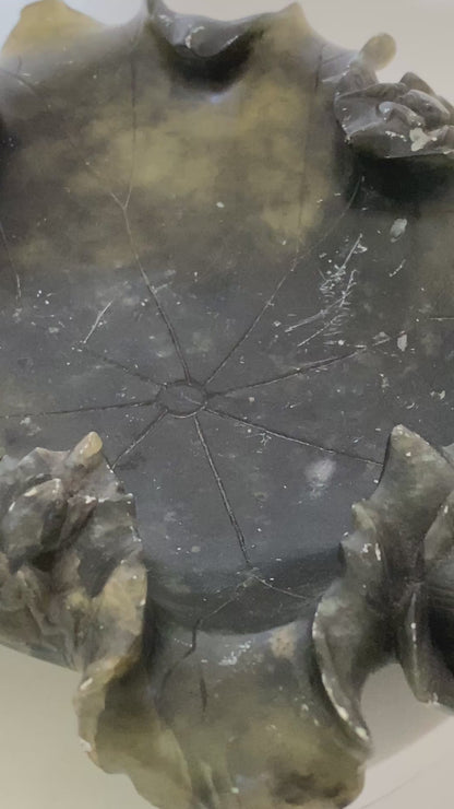 Antique Chinese Agate Brush Washer