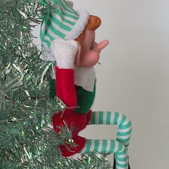 vintage Christmas Elf Ornament