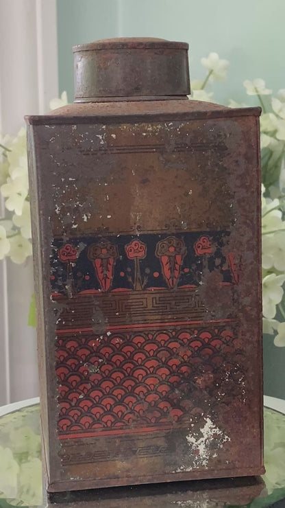 Antique Walter Baker Breakfast Cocoa Advertising Tin