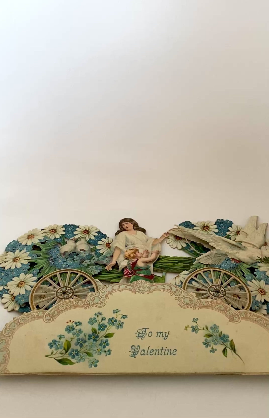 Antique Pop Up Valentine Card Video
