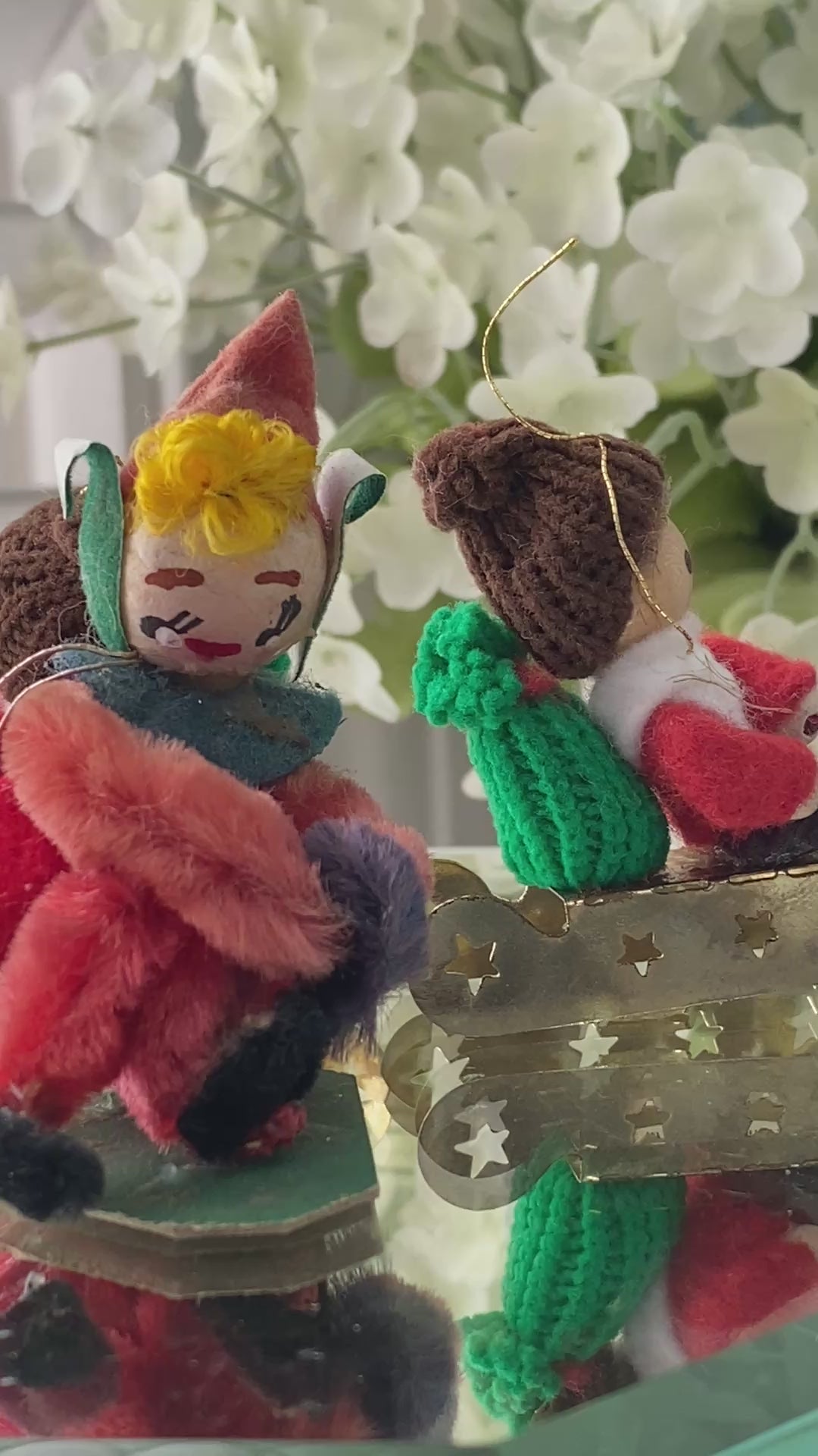 Vintage pipecleaner ornament
