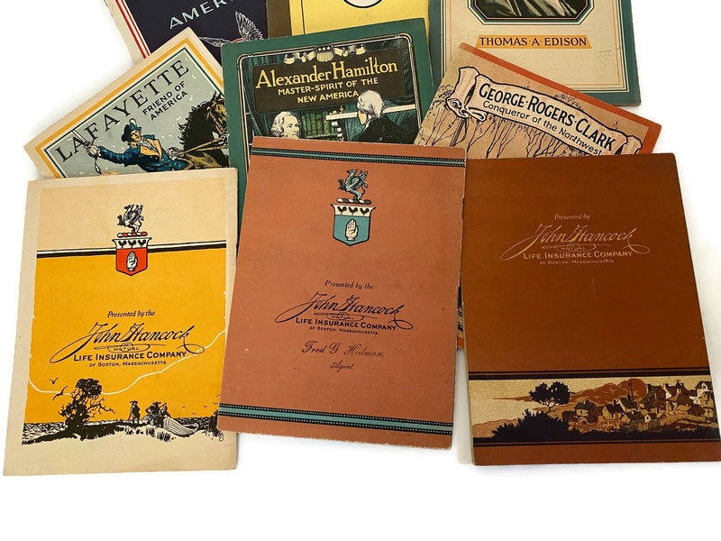1920s Historic Brochures By John Hancock Life Insurance - Duckwells