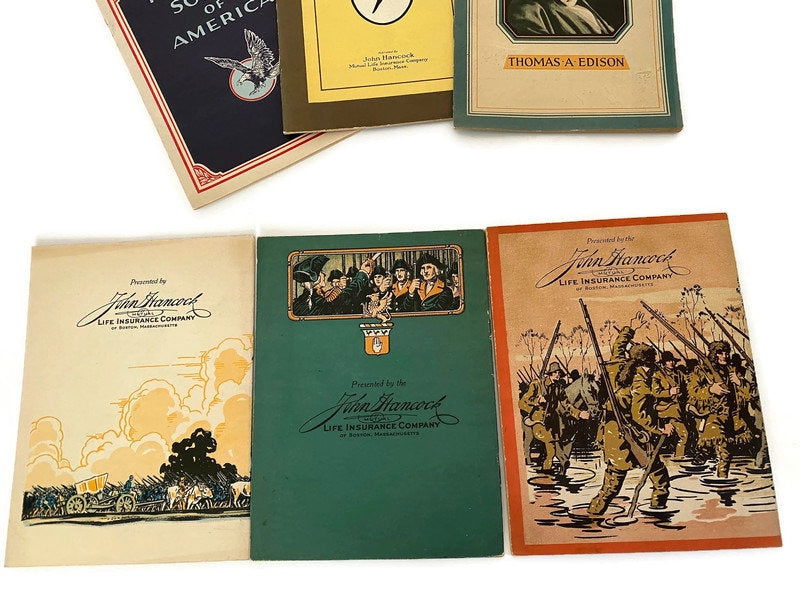 1920s Historic Brochures By John Hancock Life Insurance - Duckwells