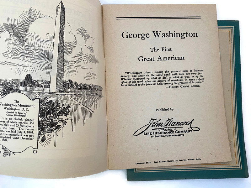 1920s Historic Brochures By John Hancock Life Insurance - Duckwells