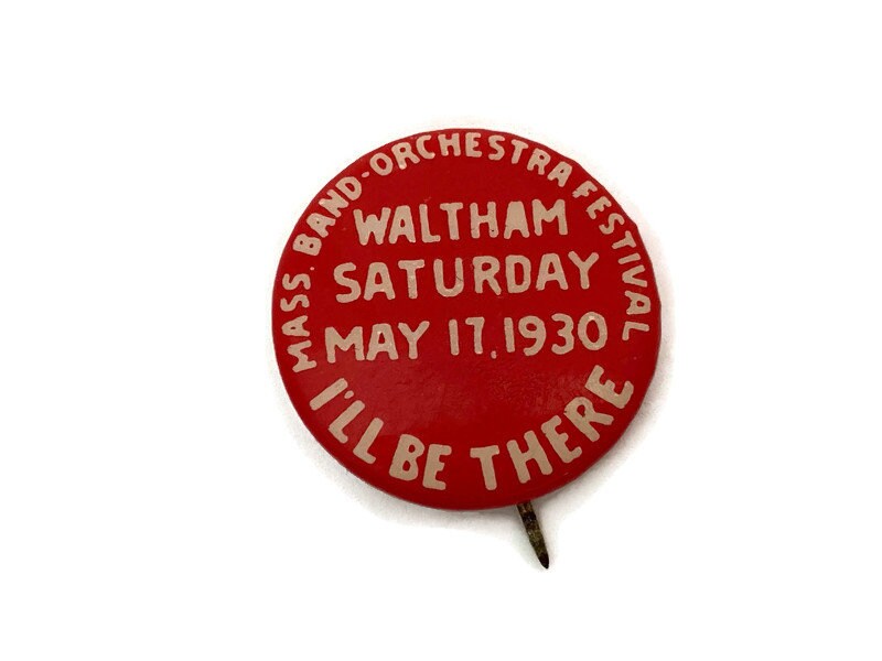 1930 Waltham Massachusetts Lapel Pin - Duckwells