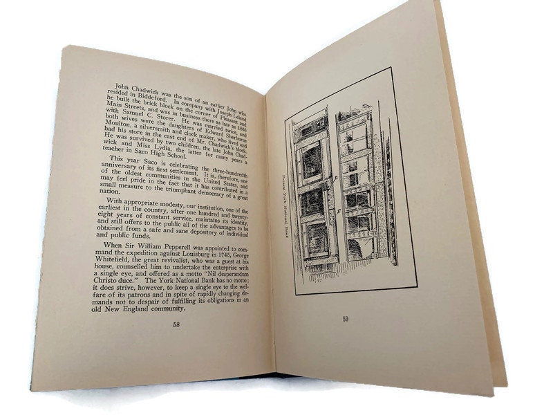 1931 Saco Maine Book - Duckwells