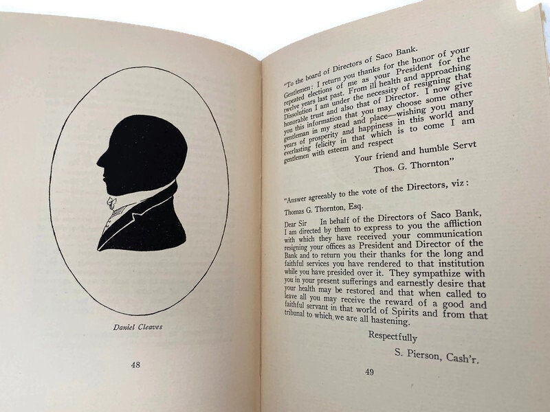 1931 Saco Maine Book - Duckwells