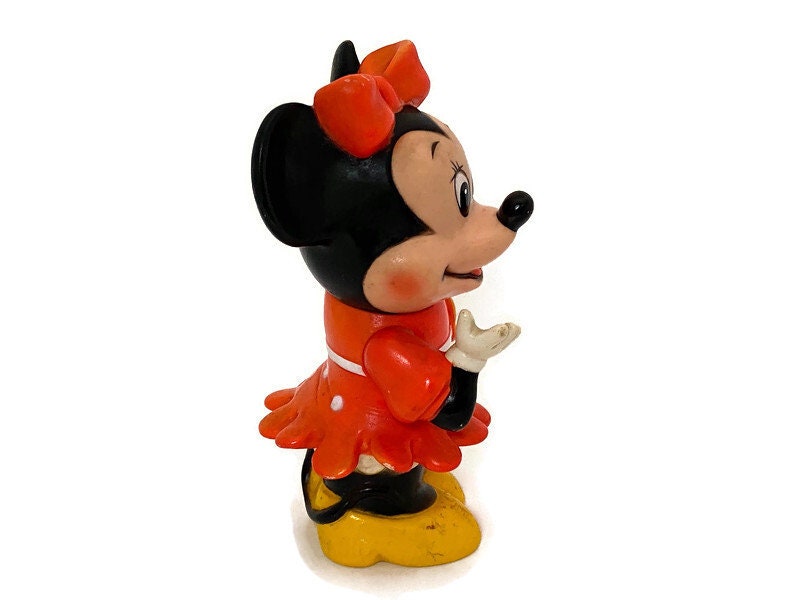 1970s Minnie Mouse Plastic Piggy Bank - Duckwells