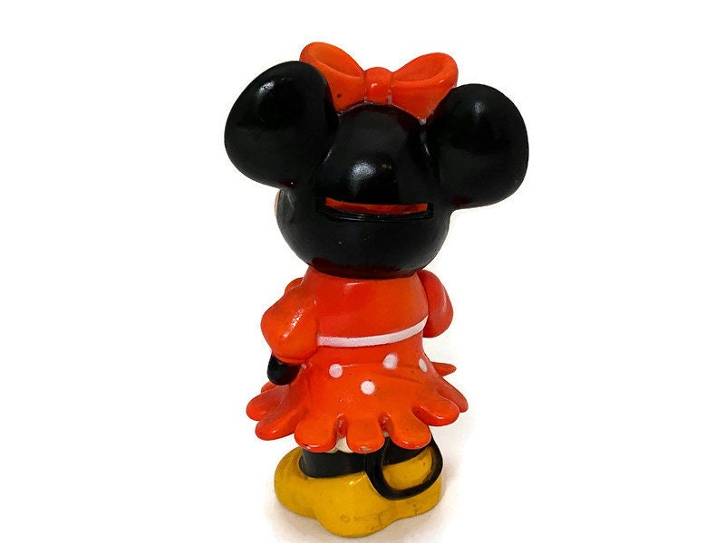 1970s Minnie Mouse Plastic Piggy Bank - Duckwells