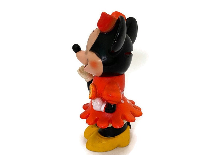 1970s Minnie Mouse Plastic Piggy Bank - Duckwells