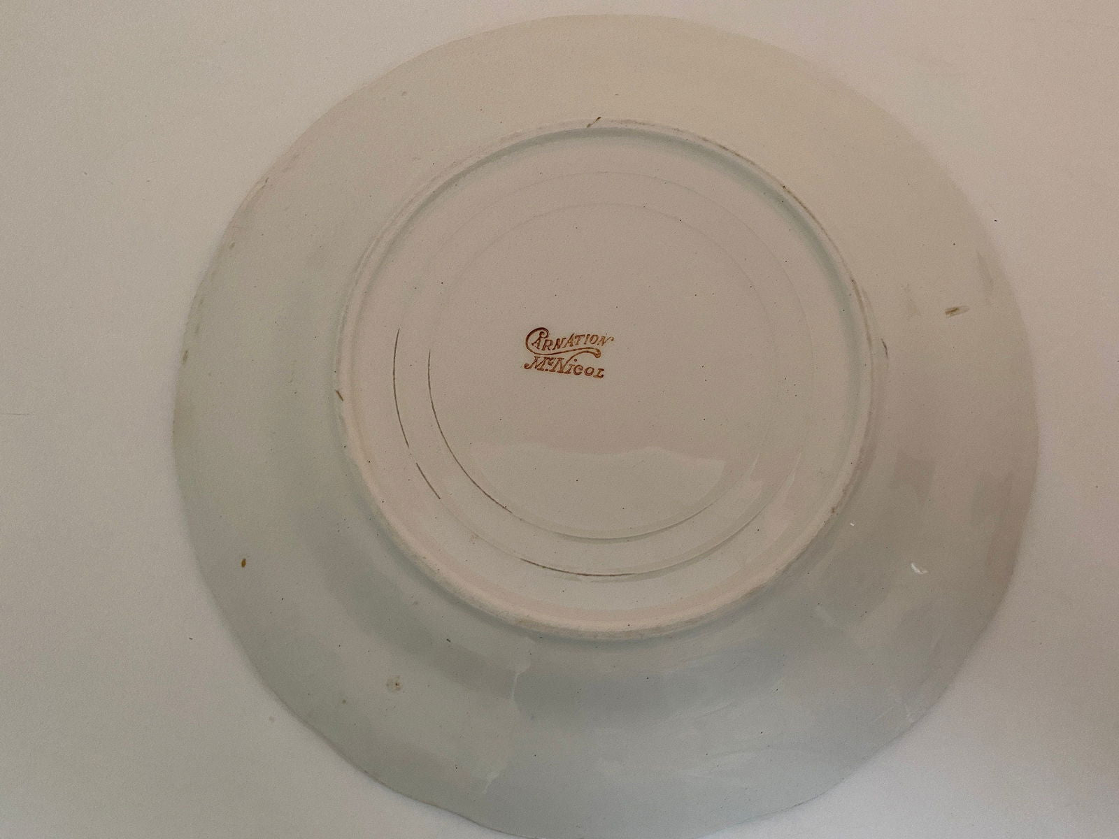 Antique 1910 Calendar Plate with Archie Gunn Art - Duckwells