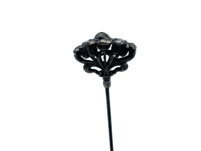 Antique Art Nouveau Sterling Silver Hat Pin - Duckwells