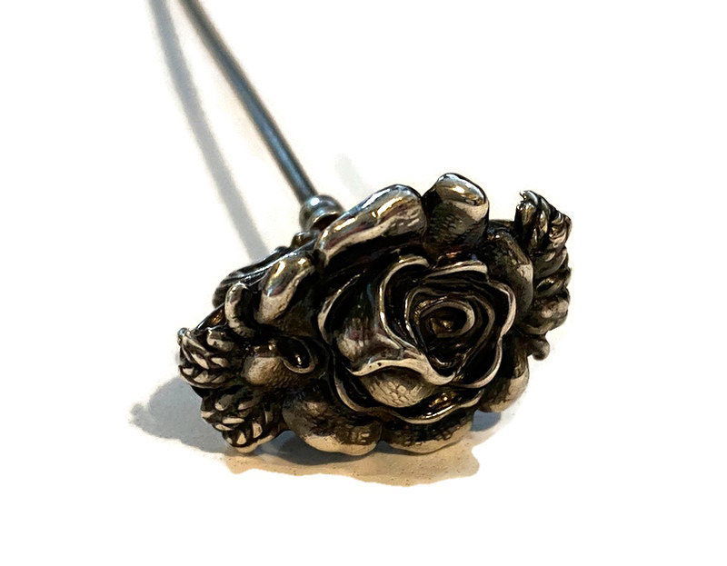 Antique Art Nouveau Sterling Silver Hat Pin - Duckwells