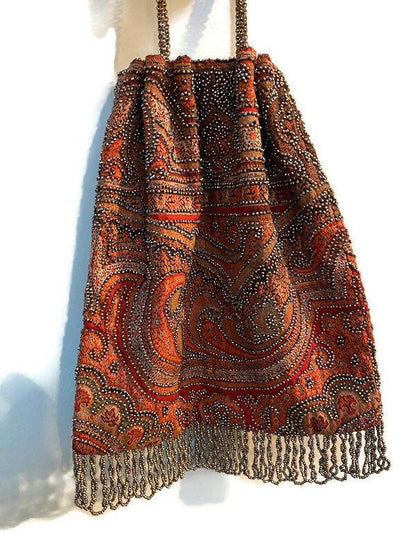 Antique Beaded Purse - Duckwells