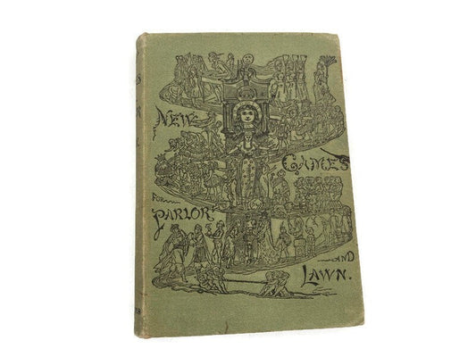Antique Book New Games for Parlor and Lawn at Duckwells