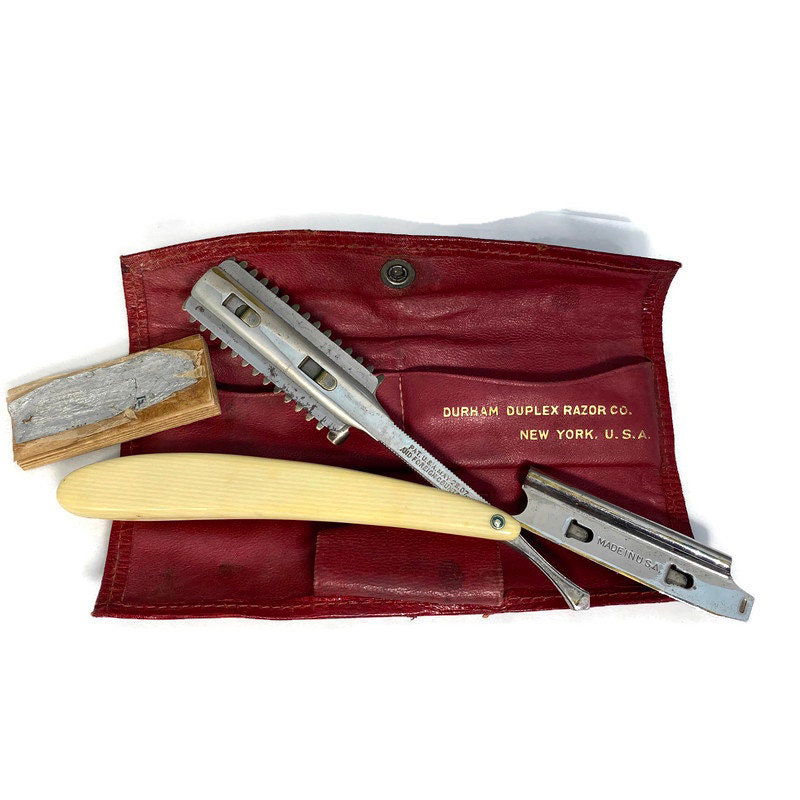 Antique Durham Duplex Straight Edge Razor - Duckwells