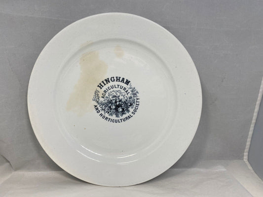 Antique Hingham Massachusetts Plate at Duckwells