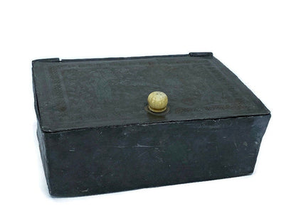 Antique Japanese Pewter Box at Duckwells