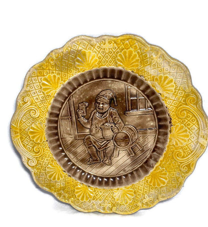 Antique Majolica Plate - Duckwells