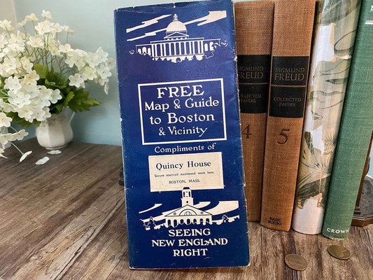 Antique New England Sightseeing Brochure for Boston and Vicinity at Duckwells