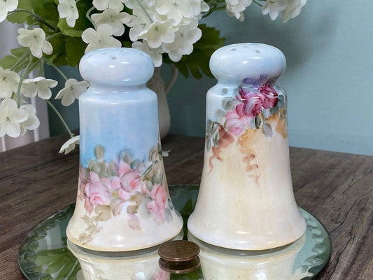 Antique Noritake Nippon Salt and Pepper Shakers - Duckwells