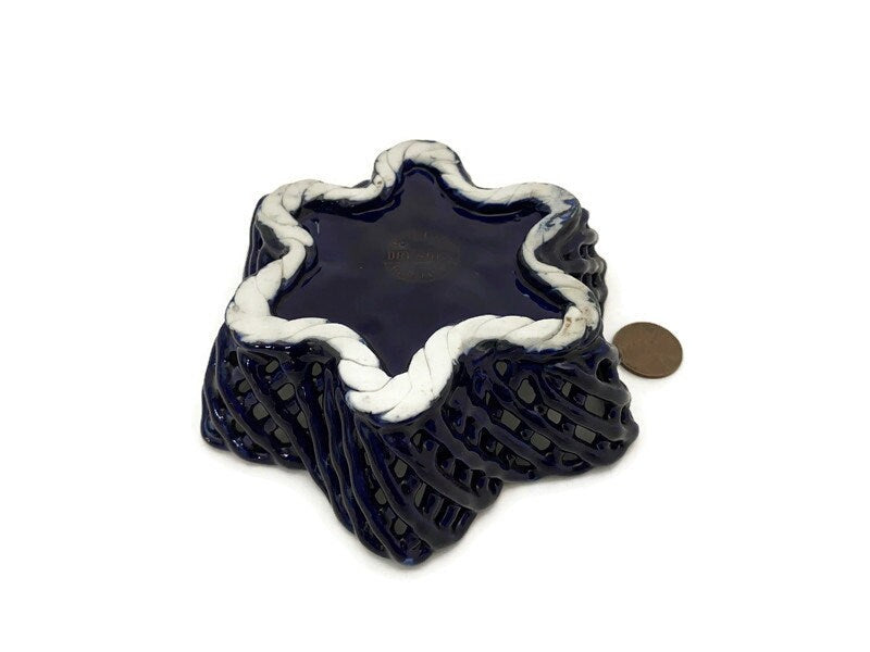Antique Old Orchard Beach Souvenir Trinket Dish - Duckwells