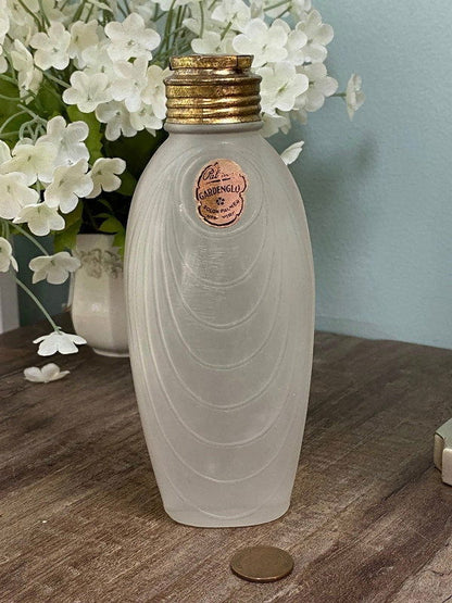 Antique Palmer Gardenglo Talc Bottle - Duckwells