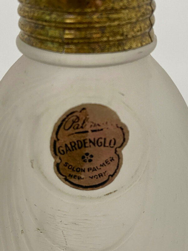Antique Palmer Gardenglo Talc Bottle - Duckwells