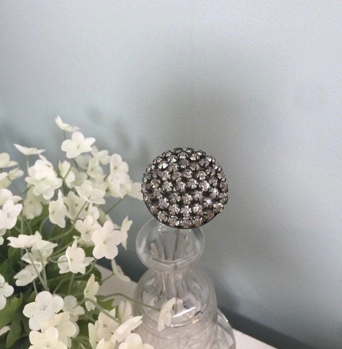 Antique Rhinestone Hat Pin - Duckwells