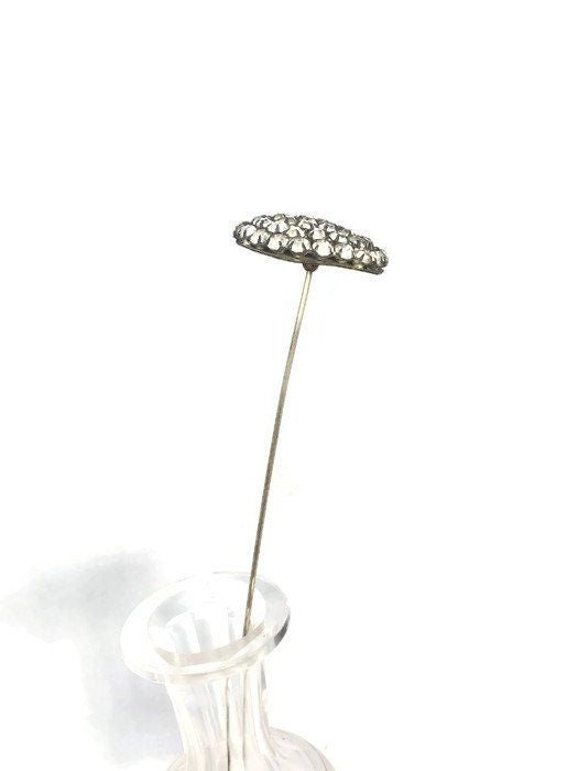 Antique Rhinestone Hat Pin - Duckwells