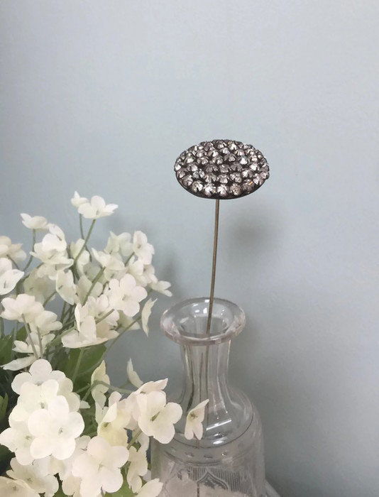 Antique Rhinestone Hat Pin - Duckwells