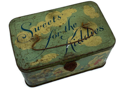 Antique Tin Litho Sweets for the Kiddies - Duckwells