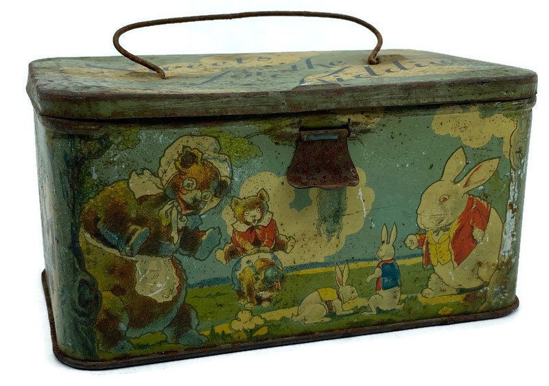 Antique Tin Litho Sweets for the Kiddies - Duckwells