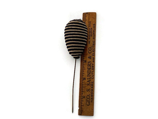 Antique Victorian Corded Hatpin - Duckwells