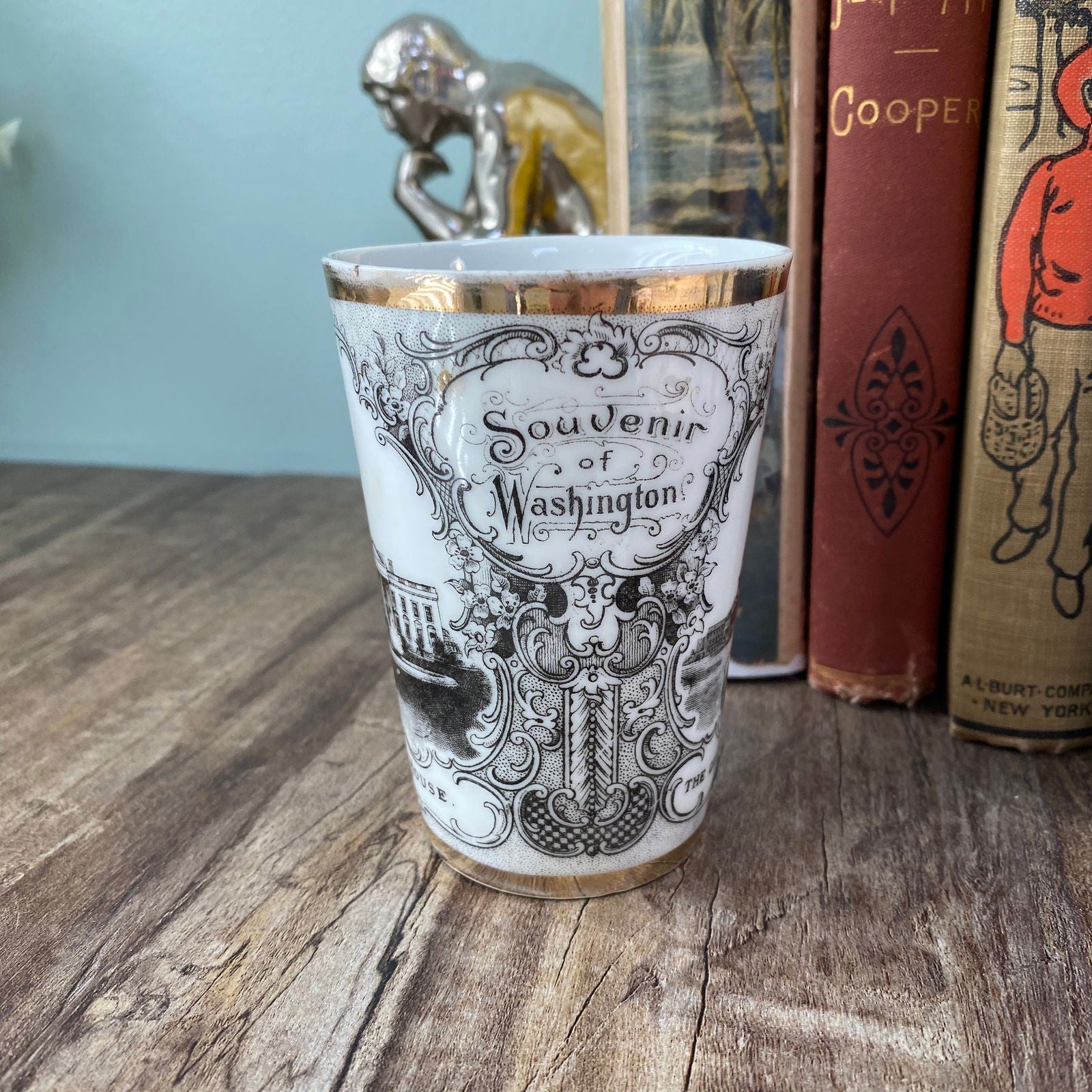 Antique Washington DC Souvenir Porcelain Cup at Duckwells