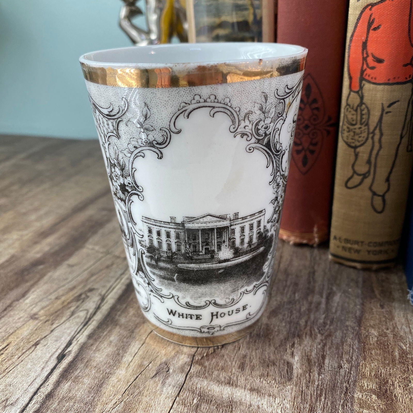 Antique Washington DC Souvenir Porcelain Cup at Duckwells