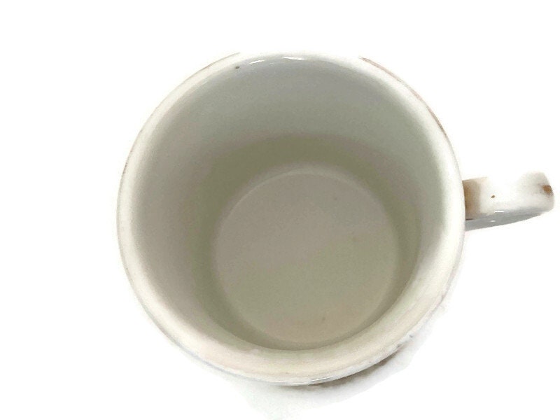 Antique White Limoges France Shaving Cup - Duckwells
