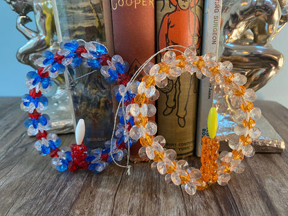Mid Century Beaded Holiday Decorations at Duckwells