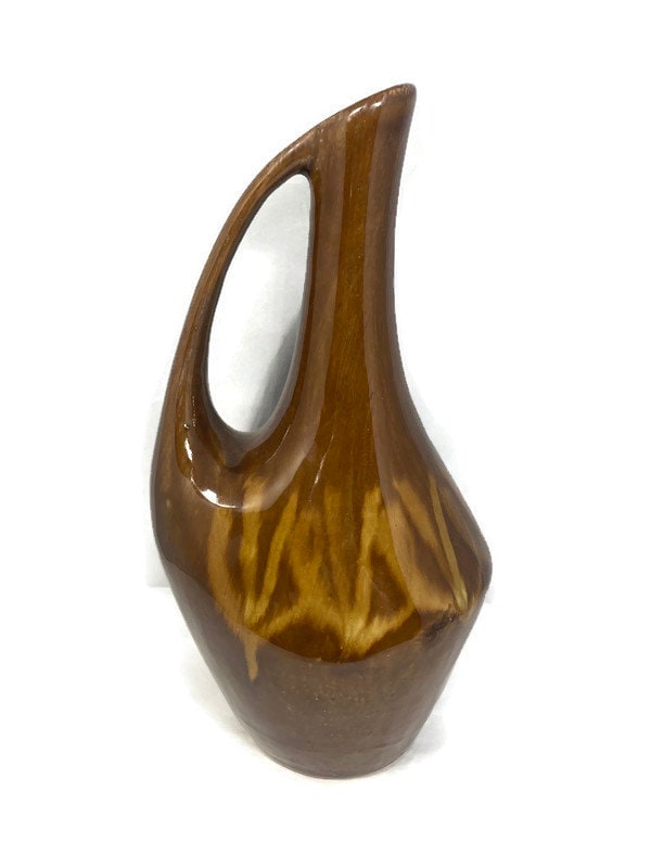 Mid Century Ceramic Decorative Ewer Pitcher - Duckwells