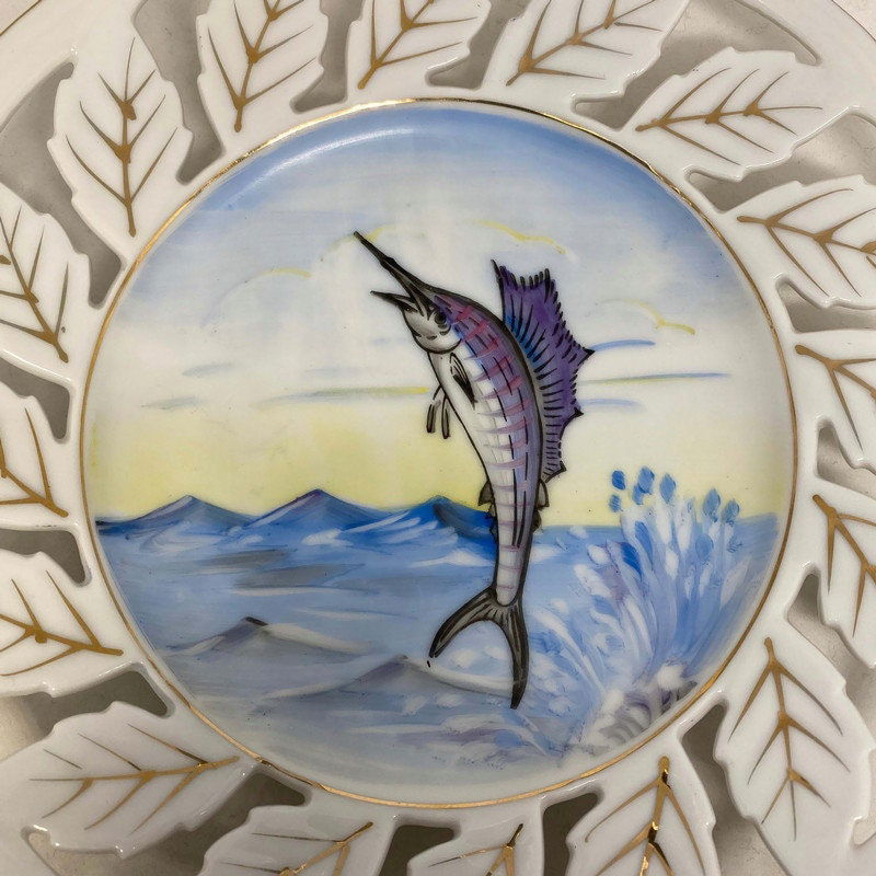 Mid Century Marlin Wall Plate - Duckwells