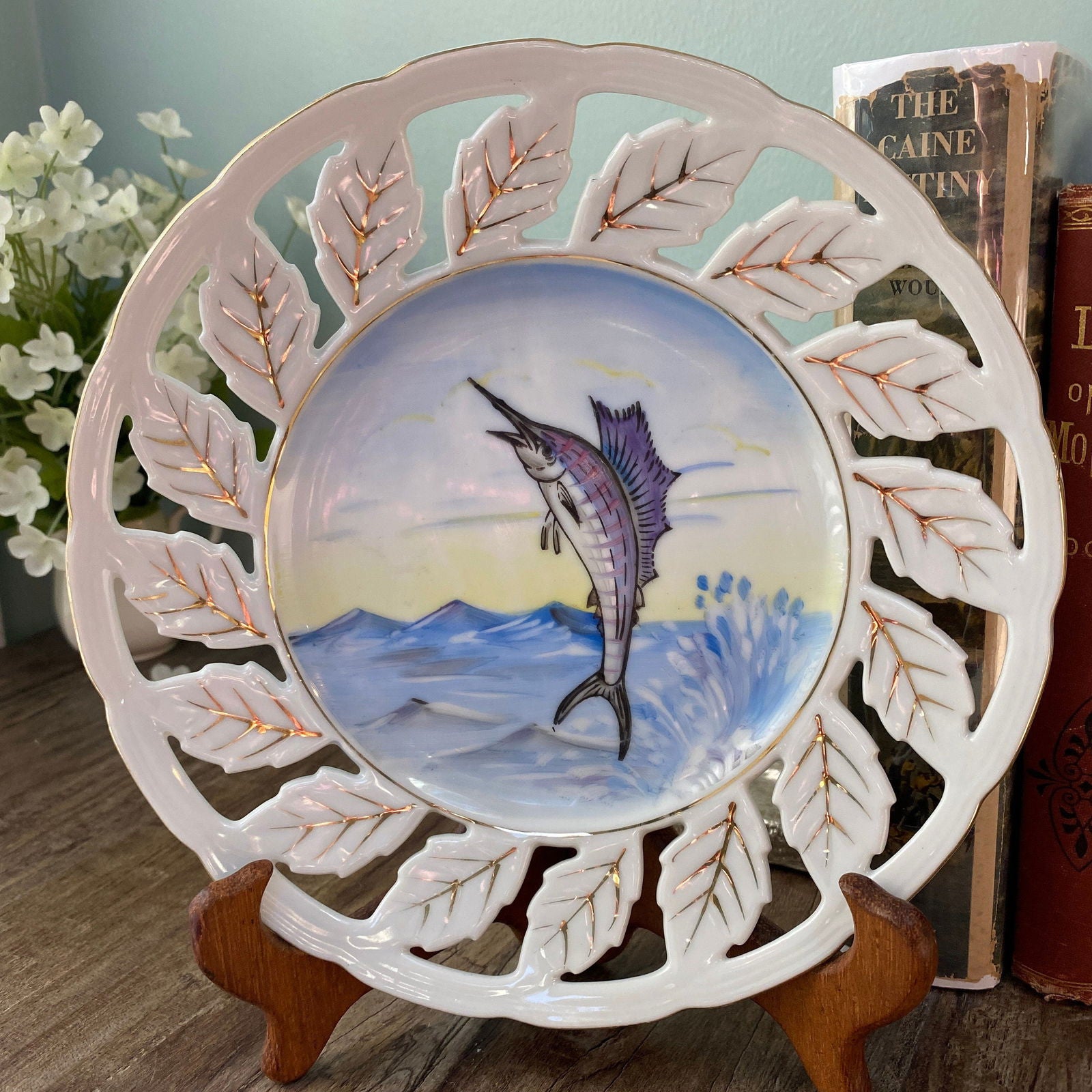 Mid Century Marlin Wall Plate - Duckwells