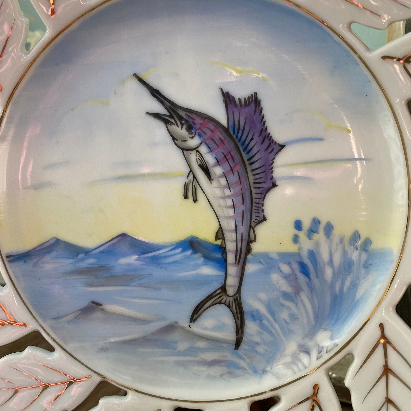 Mid Century Marlin Wall Plate - Duckwells