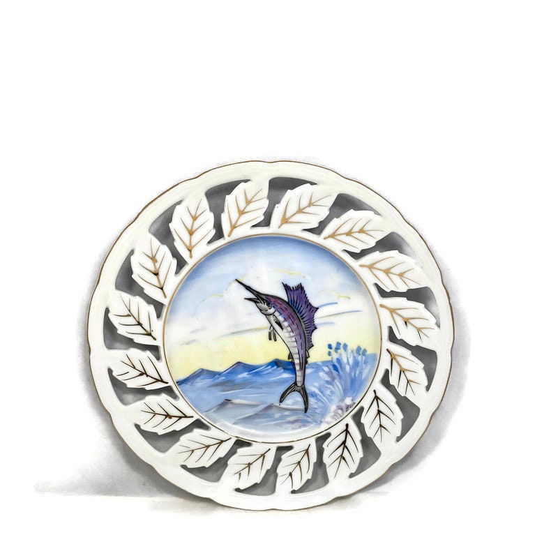 Mid Century Marlin Wall Plate - Duckwells