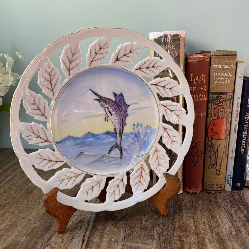Mid Century Marlin Wall Plate - Duckwells
