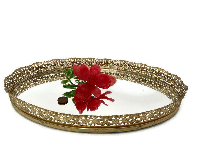 Mid Century Vanity Mirror Tray - Duckwells