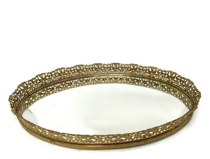 Mid Century Vanity Mirror Tray - Duckwells
