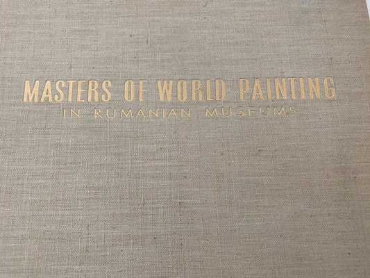 Midcentury Art Book Masters of World Painting in Rumanian Museums at Duckwells