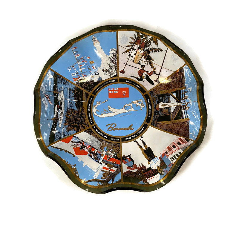 Midcentury Bermuda Souvenir Dish - Duckwells