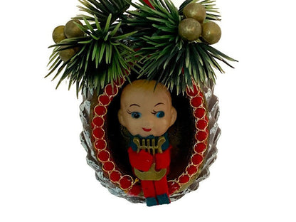 Midcentury Christmas Elf Ornament Potpourri Holder - Duckwells